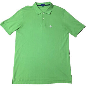 Stitch Golf Polo Shirt Men's ML Green Giza Cotton Skull Crossbones Spring 2020